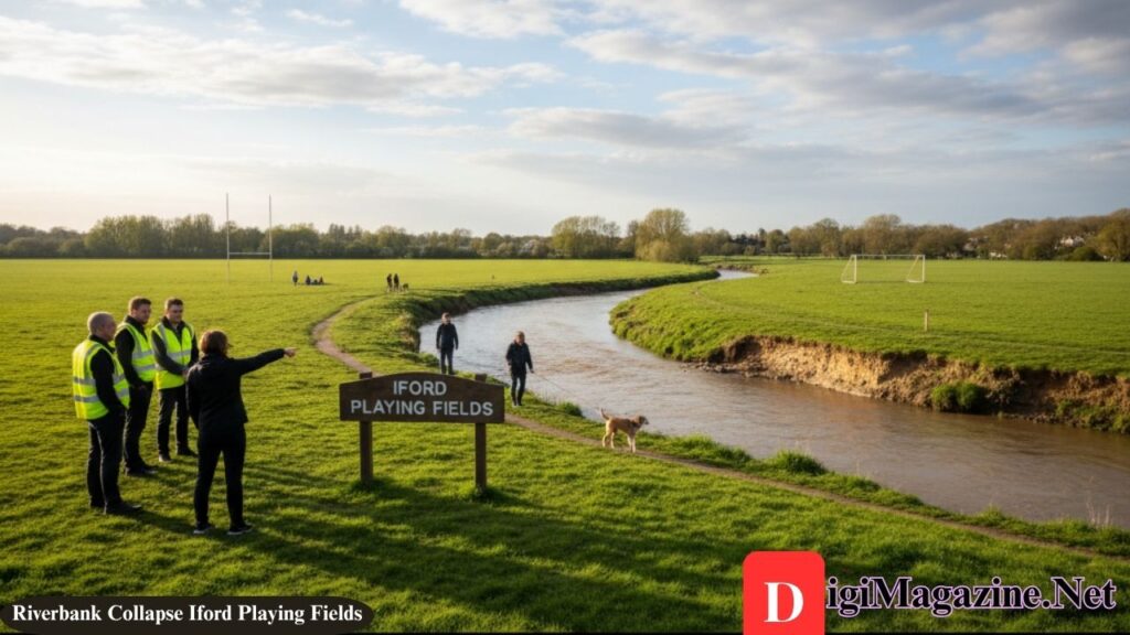Riverbank Collapse Iford Playing Fields